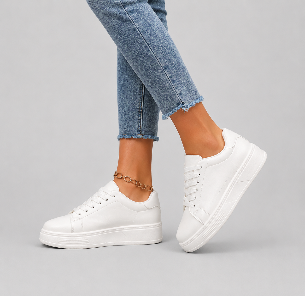 AVAZA | Alledaagse platform sneakers