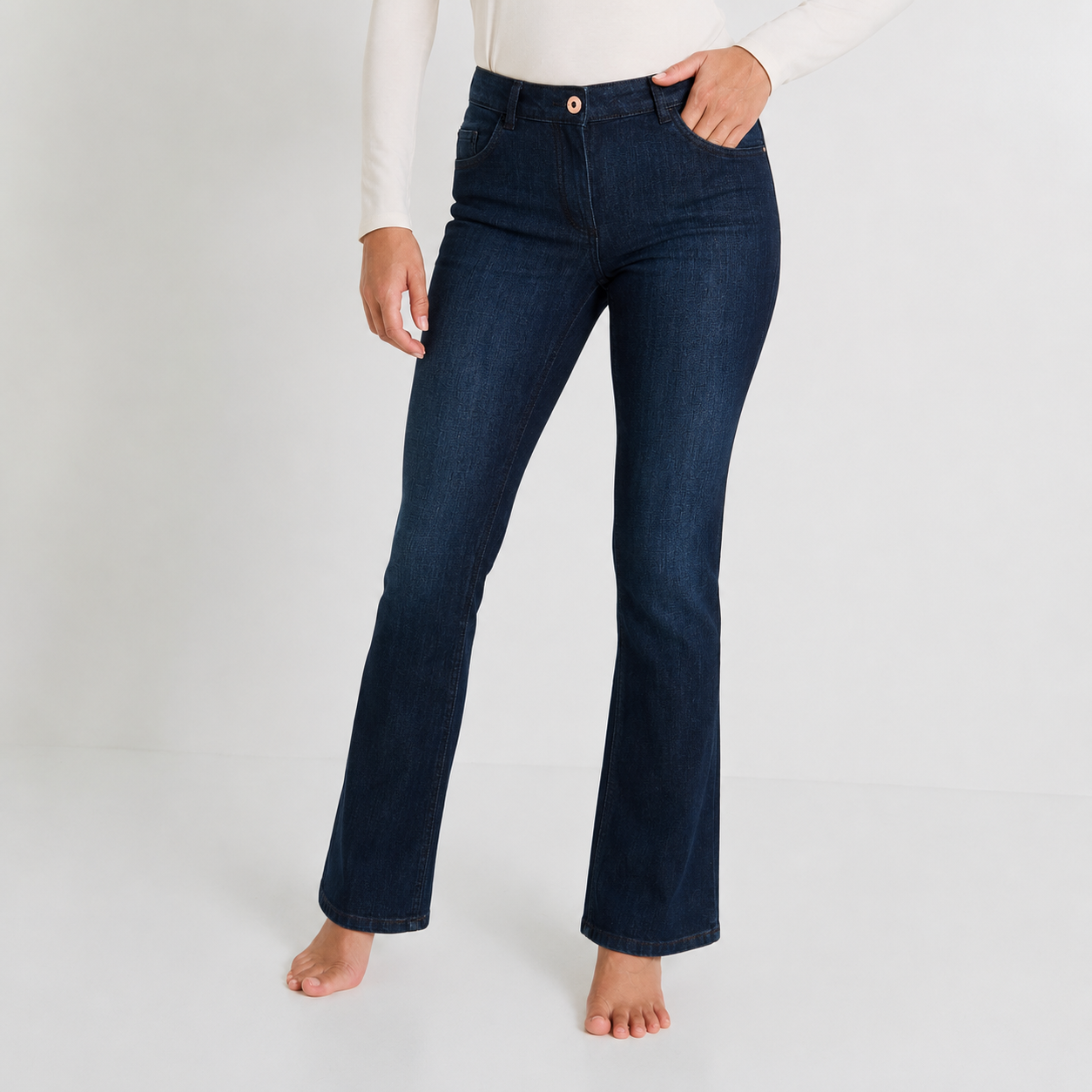 AVAZA | Stretch-jeans met bootcut voor dames